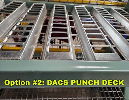 27"x 93" (11'-4" Tall) Teardrop Style Hand-Load Pallet Rack with Choice of Decking - Used - Image 8