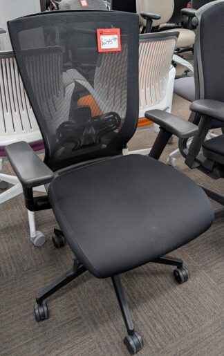 KI Altus Black Fabric/Mesh Task Chair - Used