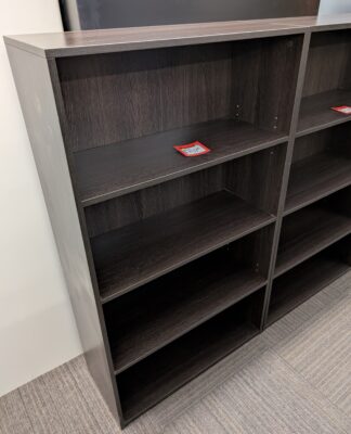 HON Walnut 4-Shelf Bookcase - Used