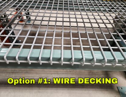 27"x 93" (11'-4" Tall) Teardrop Style Hand-Load Pallet Rack with Choice of Decking - Used - Image 9