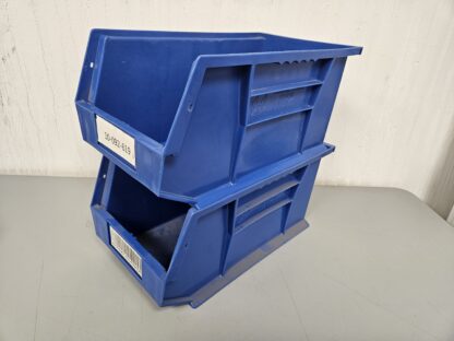 Mixed Variety 14"x8"x7" (Lewis Bins, Quantum, Uline) Parts Bins - Used - Image 3