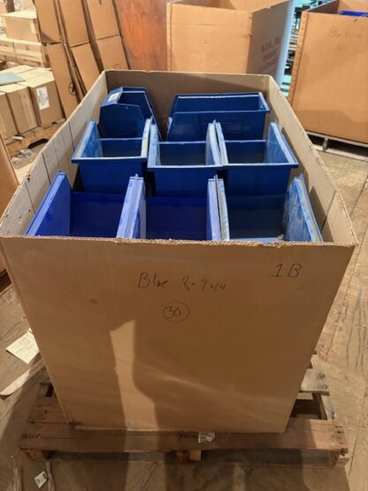 Mixed Variety 14"x8"x7" (Lewis Bins, Quantum, Uline) Parts Bins - Used - Image 12