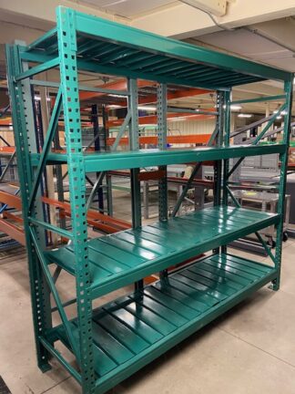 30"x 96" (11'-2" Tall) 5000# Level Capacity Heavy Duty Mirak Pallet Rack - Used
