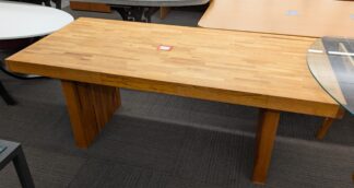 Oak Butcher Block Dining / Conference Table - Used