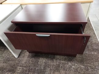 EOF Brand Model EL112 Mahogany Laminate 36" Wide 2-Drawer Lateral File - New