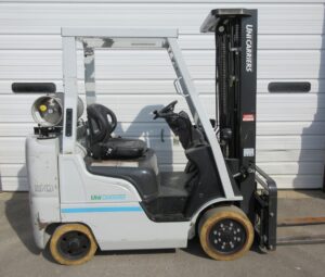 Alternative view of #008 Uni-Carrier Forklift Model MCP1F25LV - Used