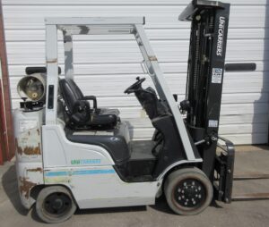 Alternative view of #009 Uni-Carrier Forklift Model MCP1F2A5LV - Used
