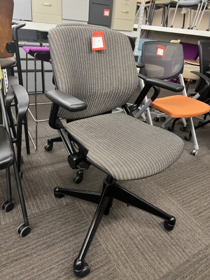 All-Fabric Gray Office Chair - Used
