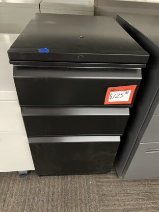 Black B/B/F Drawer Pedestal - Used