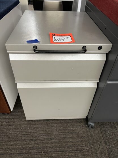 Gray B/F Mobile Drawer Pedestal - Used