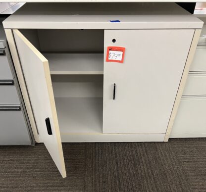 Light Gray 20"D Storage Cabinet - Used - Image 2