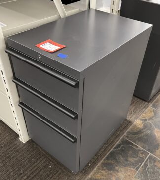 Hon Charcoal B/B/F Mobile Drawer Pedestal - Used