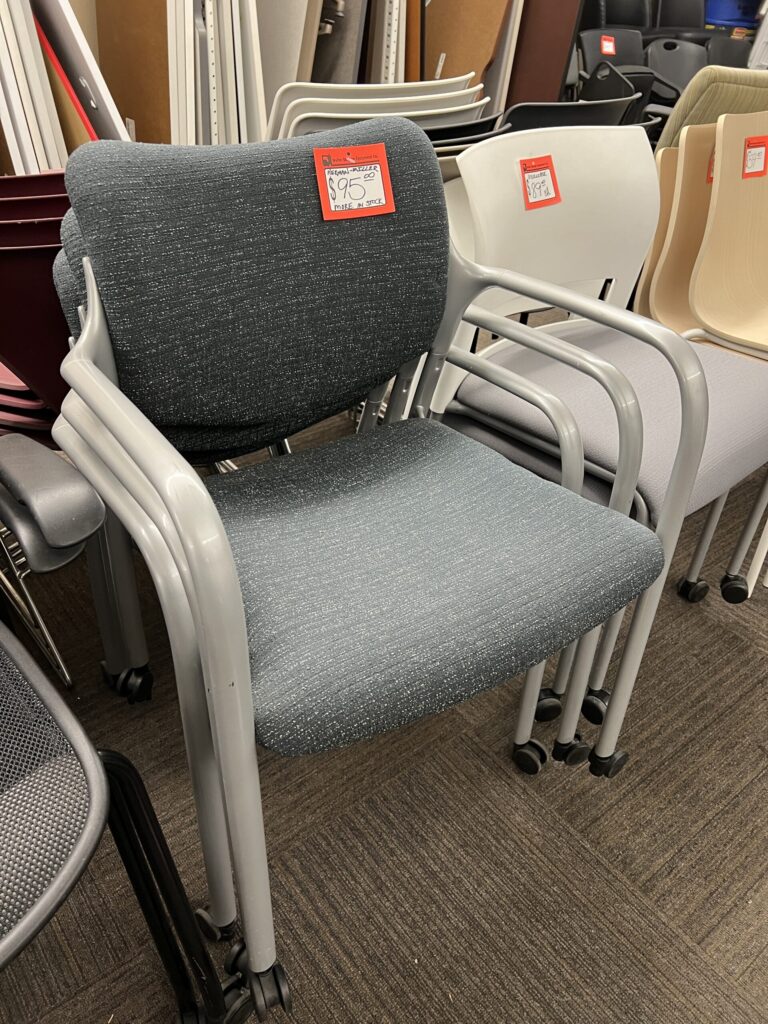 Herman Miller All-Fabric Gray Stack/Visitor Chair - Used