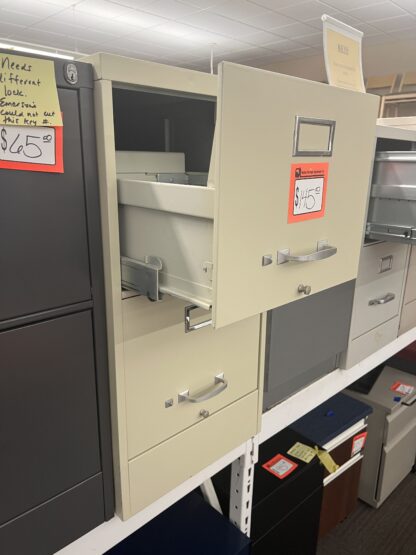 Putty 2-Drawer Vertical Letter File - Used