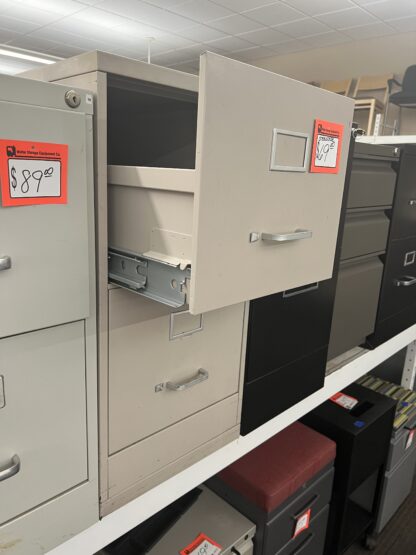 Taupe 2-Drawer Vertical File – Used