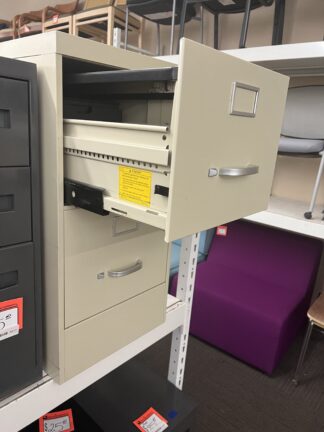 Putty 30"D 2-Drawer Vertical Letter File - Used