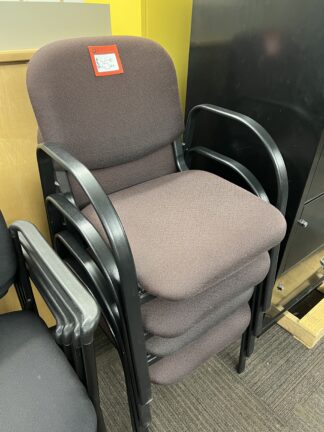 Gray All-Fabric Visitor/Stack Chair - Used