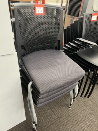 Haworth Visitor/Stack Chair w/ Gray Fabric - Used