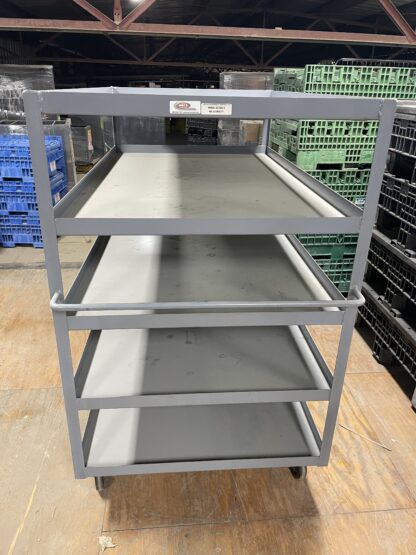 Meco 36”x60” (58” Tall) 5-Shelf Lip-Up Cart - New Surplus - Image 3