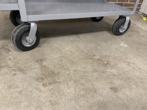 23"x59" 2-Level Picking Carts w/ Writing Desk - Used - Image 4