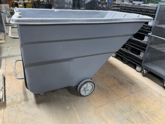 Large Poly Dump Cart 48"x80" (50" Tall) Slight Damage Welter #Z3 - Used