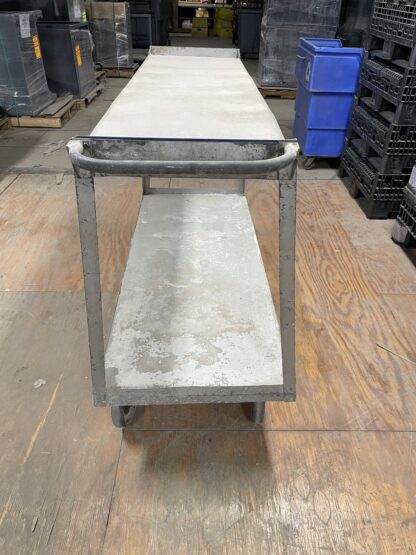 Light Weight 24"x60" (40" Tall) 2-Shelf Picking Cart - Used - Image 3