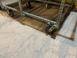 2-Level 30”x42”x32” tall Shop Carts w/Wood Tops  - Used - Image 3