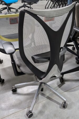 Alternative view of Teknion Sabrina Synchro-Tilt Basalt Task Chair - Used
