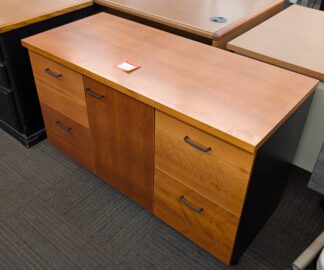 Cherry 48"x21"x29"H Buffet File Storage Credenza - Used