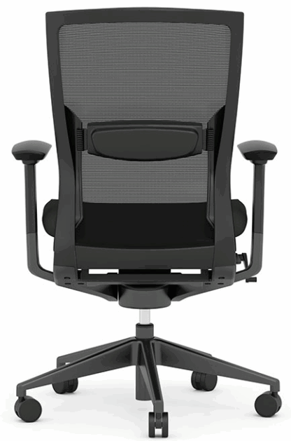 Harmony 3702 Konfurb Propel Series Black Mid Back Task Chair - New - Image 2