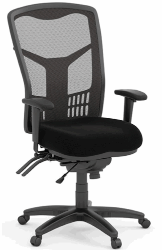 Harmony 7704 Black Mesh High Back Task Chair - New