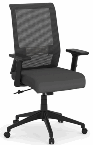 Harmony 6560 Mimic Black Mesh Task Chair - New