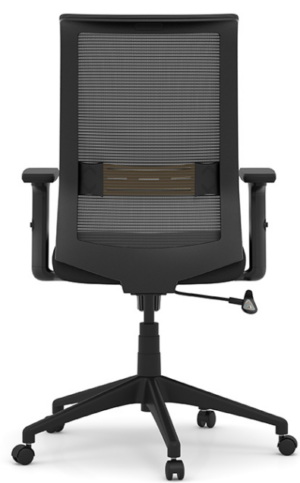 Alternative view of Harmony 6560 Mimic Black Mesh Task Chair - New