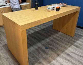 Birch 7'x3'x43"H Rectangular Conference Table - Used