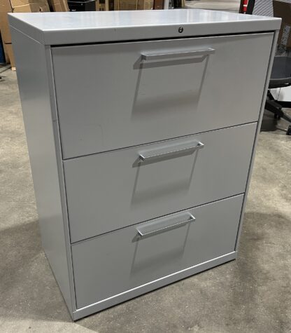 Allsteel Gray 3-Drawer Lateral - Used