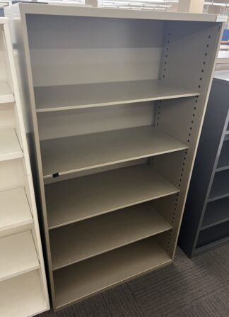 18"D Tan 4-Shelf Bookcase - Used