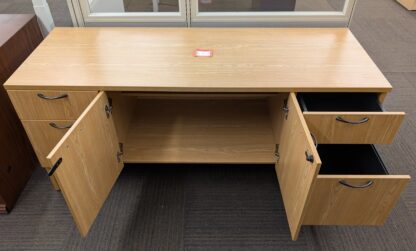 Maple Laminate 65"x24" Buffet Credenza - Used - Image 2
