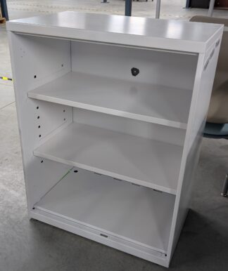 Allsteel White 30"x18"x39"H Steel Bookcase - Used