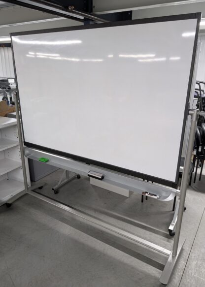 Mobile 6'x4' Flippable Markerboard - Used