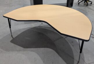 Maple 6'x4' Kidney Table - Used