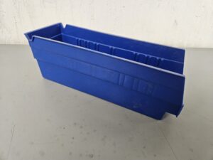 Alternative view of Shelf Bins 12"x4"x4" Blue PALLET LOT OF 1280 PCS - Used