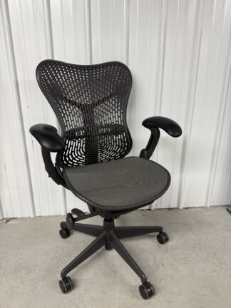 Herman Miller Mirra Grey Mesh Seat Flex Back Task Chair - Used