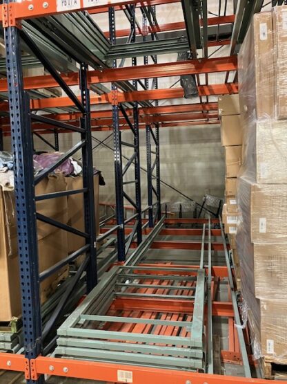 Interlake Mecalux 24'-0" Tall 5-Deep Push-Back Rack - Excellent Used - Image 2