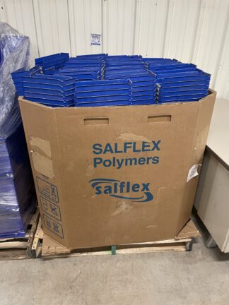 Shelf Bins 12"x4"x4" Blue PALLET LOT OF 1280 PCS - Used