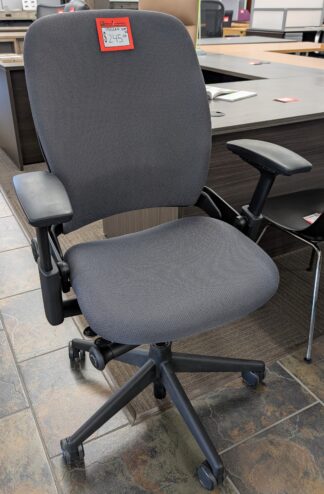 Steelcase Leap V2 Grey Fabric Task Chair - Used
