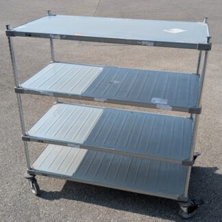 Metro 4'x2'x51" Steel 4-Shelf Cart - Used