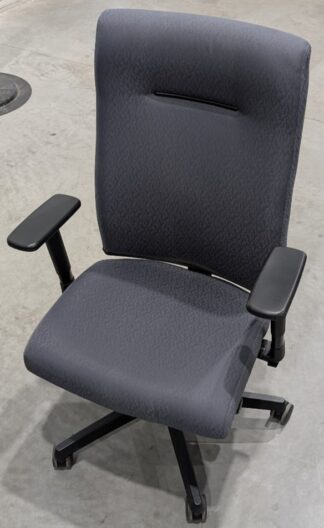 HON Ignition Grey Fabric High Back Task Chair w/ Arms- Used