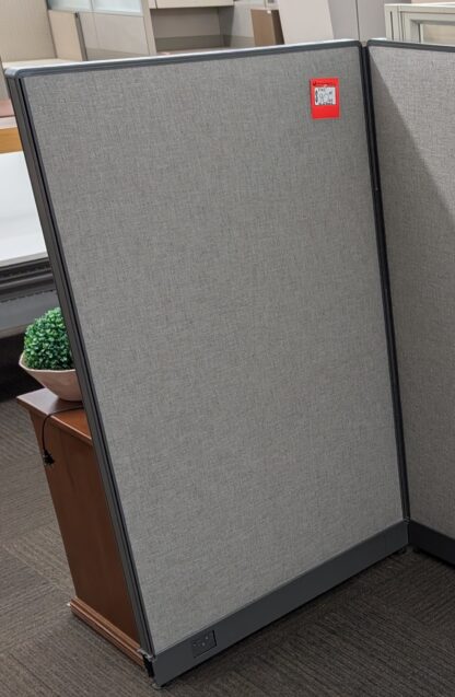 Haworth UniGroup Grey Fabric 36"x65"H Panels - Used