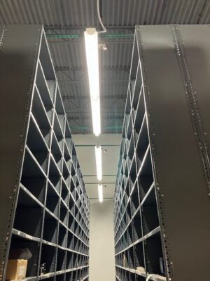 Triboro Brand 18"x36" (6'-11" Tall) Closed Shelving w/7 Shelves - Used - Image 4