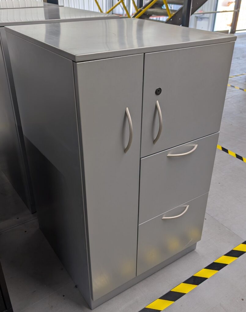 Silver 2'x2'x40"H Storage Tower - Used